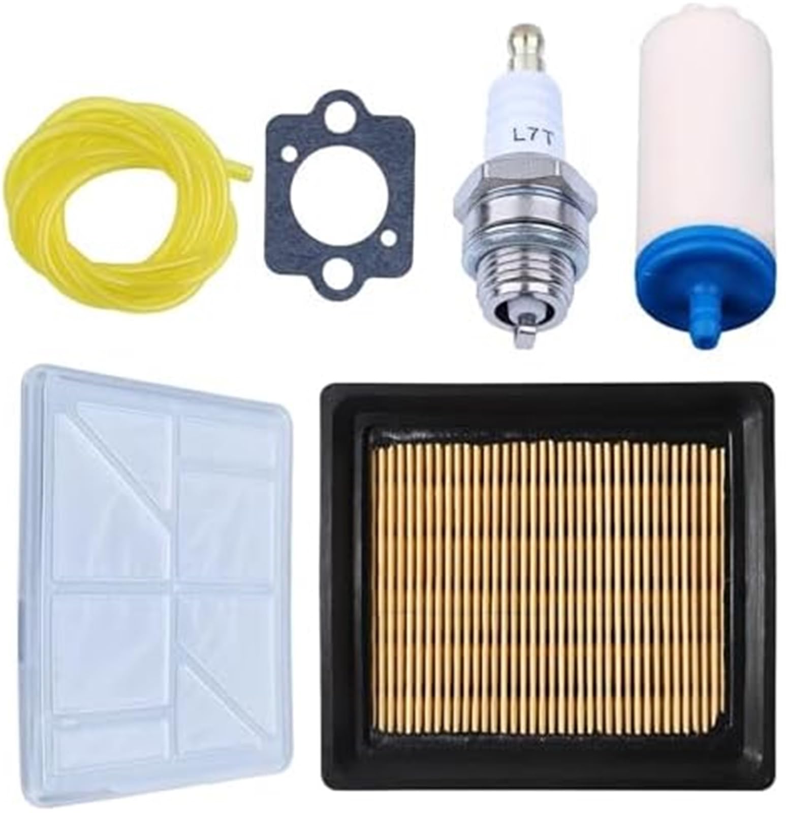 Filtro de aire for sierra corte concreto Husqvarna K750. Kit puesta a punto con filtro combustible y bujía repuesto (544181602) Kit de afinación del filtro de aire del motor de j