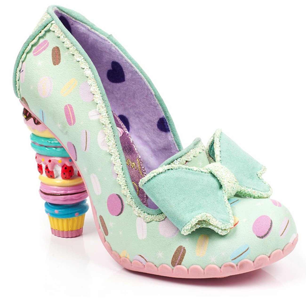 Irregular Choice Little Kisses Macaron Heel Pump Mint Desertcart
