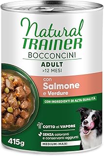 Natural Trainer Bocconcini per Cane Medium & Maxi con Salmone - 12 x 415g