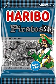 Haribo Piratos XXL Salt 3 x 340 g Salt Liquorice Pack of 3