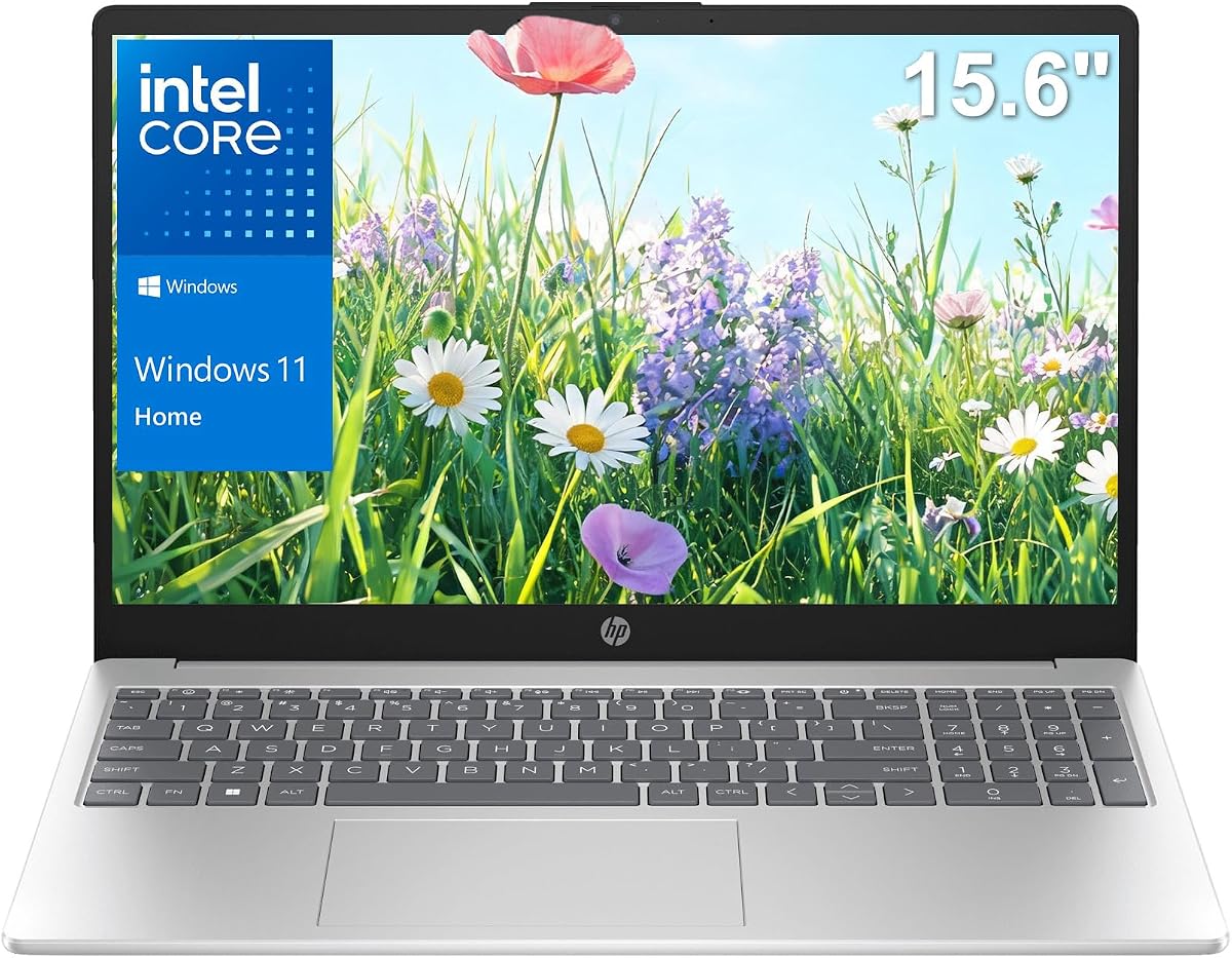Laptop HP Pavilion FHD de 15,6", procesador de hasta 3,4 GHz, 16 GB de RAM, 512 GB SSD | Copilot AI, Windows 11 Home, Wi-Fi 6, batería de larga duración, listo para la escuela y el trabajo