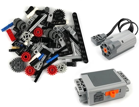 MOC 4-Speed Manual Transmission Gearbox Model Kit, DIY Functional Building Blocks, Compatible with Technical M Motor 8883/103739, Adult Engineering