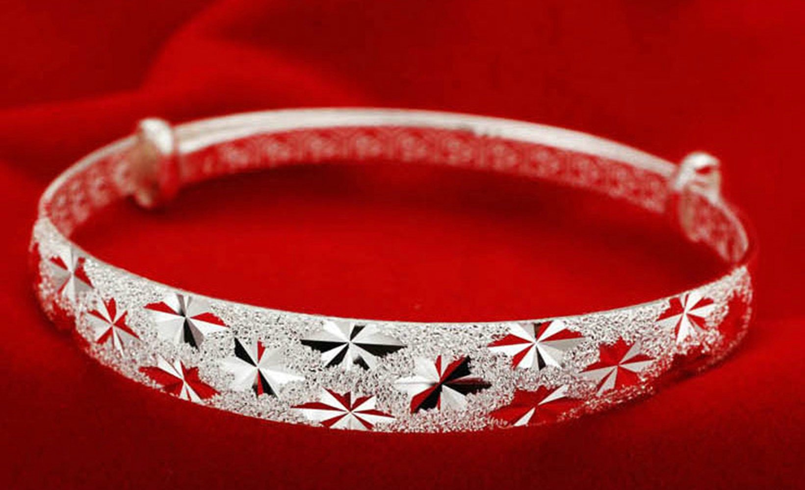 Onefeart Sterling Silver Bangle For Women Bracelet For Girls