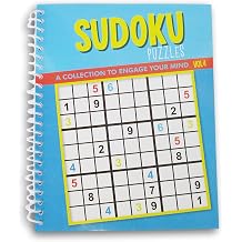Show-Offs Spiral Bound Miniature Puzzle Book for Car, Office, or Quiet Play - 80 Pg Sudoku Vol. 4