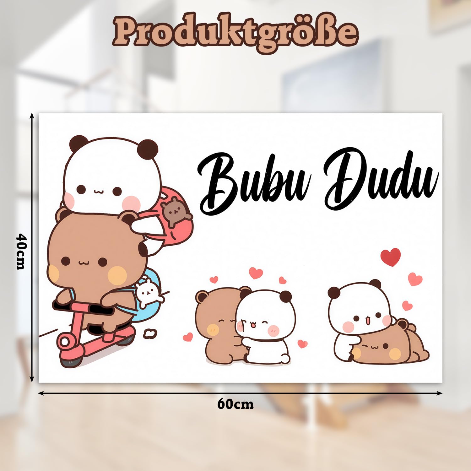Bubu Dudu Wycieraczka do wnętrz, biała, 40 x 60 cm, imitacja kaszmiru, wycieraczka pod drzwi wejściowe, wycieraczka pod drzwi wejściowe, mata zatrzymująca brud, dekoracja korytarza