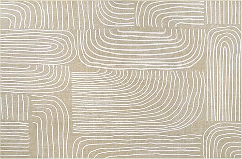 Miniatura 520 de Phantoscope Vintage Collection - Alfombra de área de 8 x 10 pies, alfombra grande para sala de estar, lavable, bohemio, antideslizante