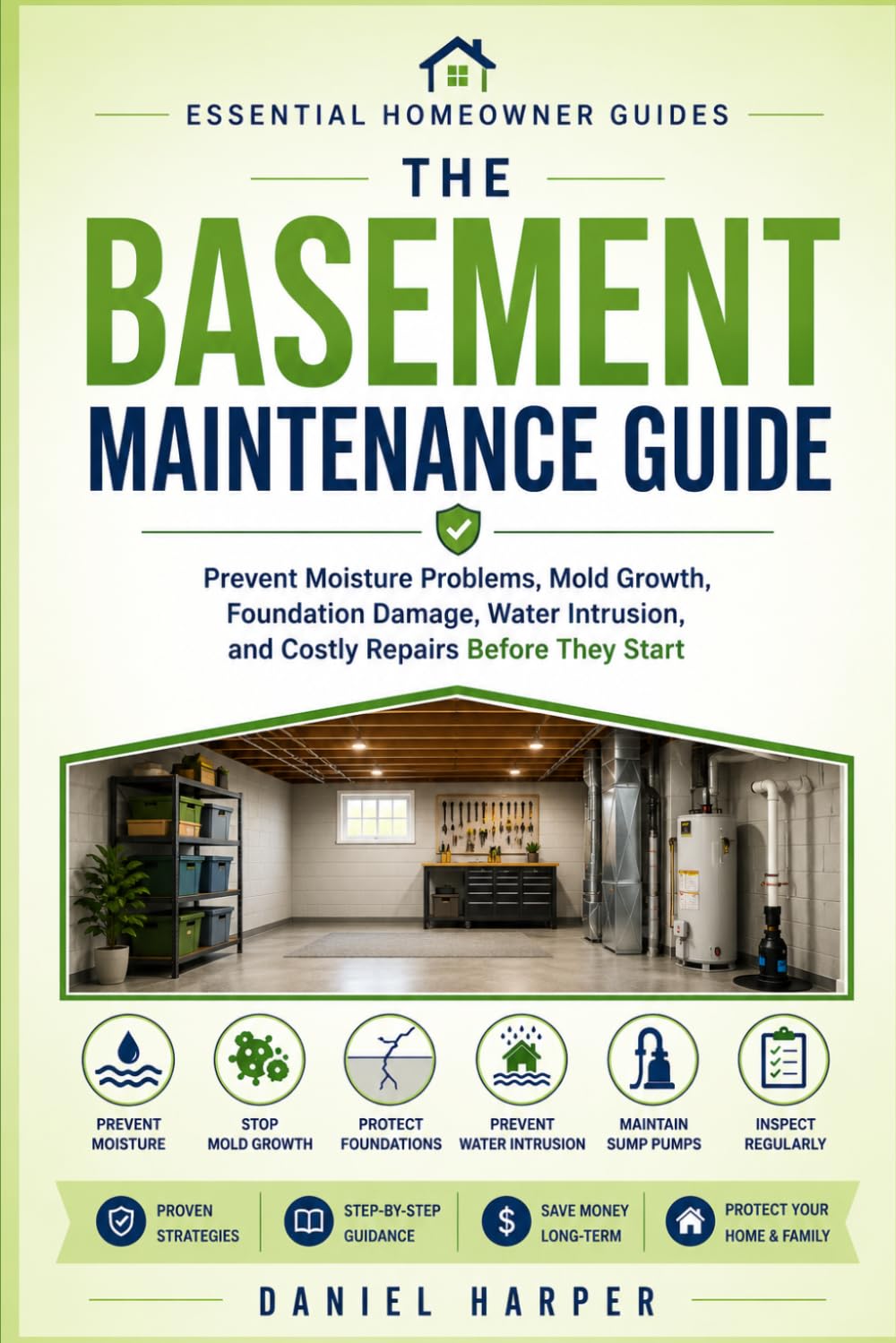 The Basement Maintenance Guide: Prevent Moisture Problems, Mold Growth, Foundation Damage, Water Intrusion, and Costly Repairs Before They Start (Essential Homeowner Guides)