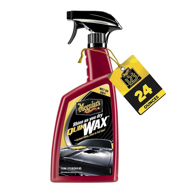 Meguiar's Quik Wax Cera Spray Automotiva para Brilho Instantâneo 710 mL A1624