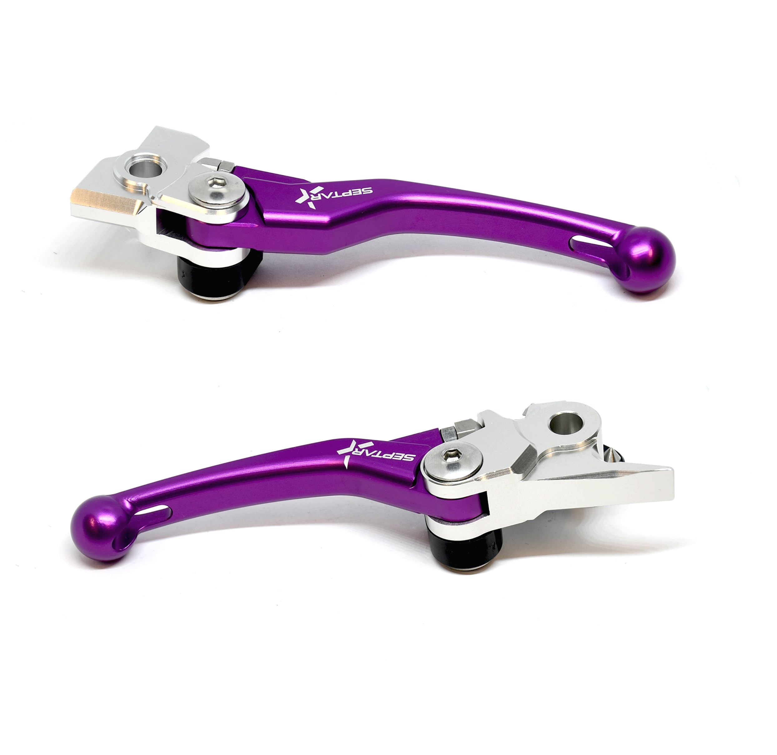 COPPIA LEVE FRENO/FRIZIONE ANTIROTTURA REGOLABILI compatibili con BETA rr dal 2012 al 2024 (VIOLA)