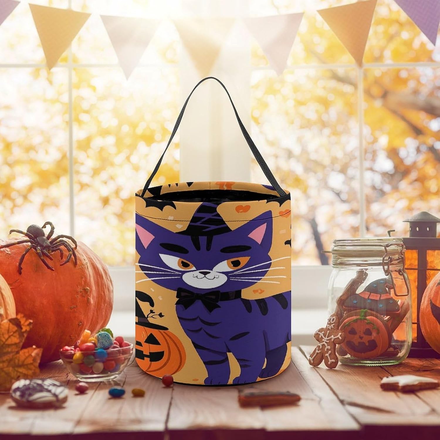 WIMMY Halloween Cat Halloween Trick Or Treat Bag for Adult image 5