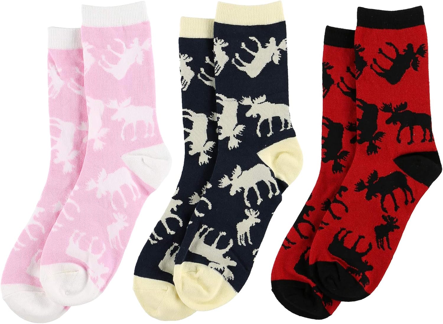 LazyOne's Men and Women's Novelty Crew Socks Bundles, Funny Crew Socks for Men and Women