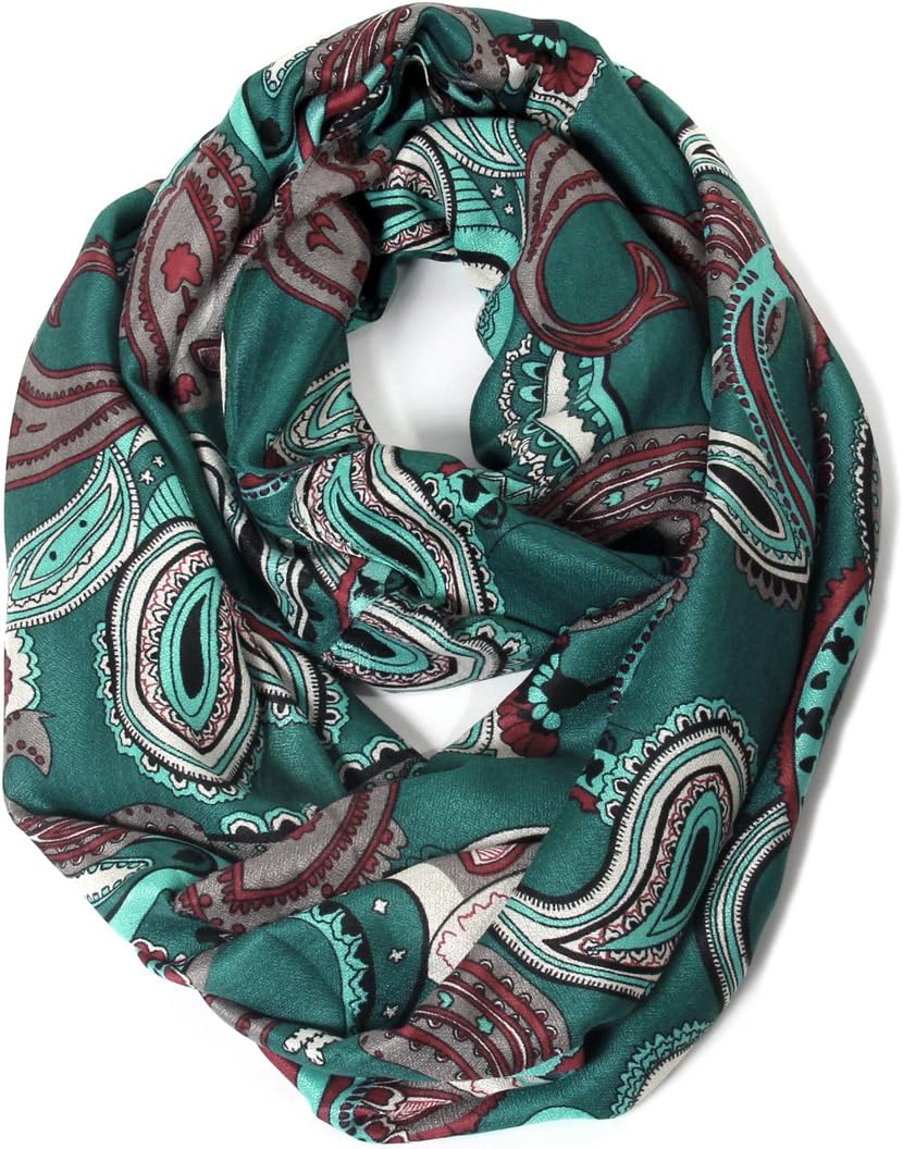 Scarf& Scarfand's Vibrant Colored Artistic Painting & Graphic Print Infinity Fashion