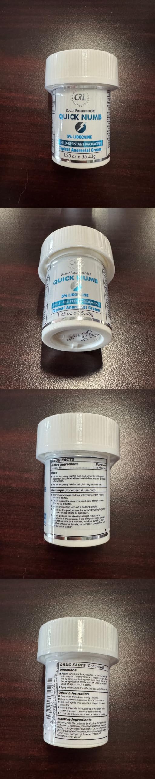 Clinical Resolution Quick Numb 5% Lidocaine Hemorrhoid Cream, Pain Relief — Amazon image 8