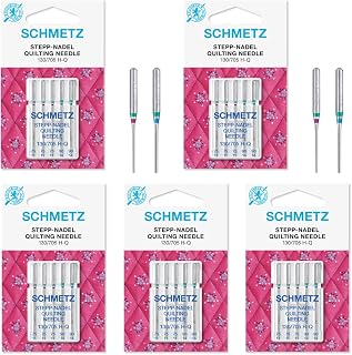 Schmetz Assorted Quilting Sewing Machine Needles 130/705H-Q Sizes 75/11 and 90/14