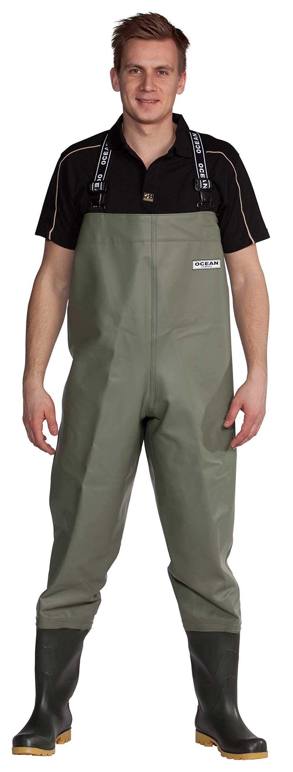 OCEAN Unisex classic fencing jackets, unisex_adult, Feather jackets, 0800130205137, Light Olive, 4