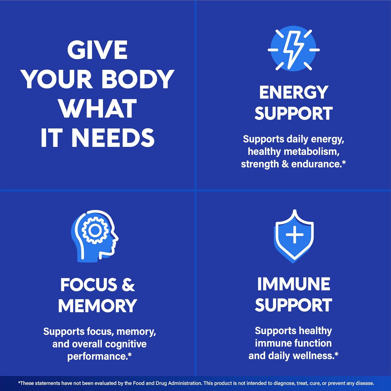 Multivitamin for Men - B-Complex | Whole Foods & Enzymes - Energy, Focus & Brain | Men's Health Complex - 46in1 Mens Multivitamin - Bioavailable & Gentle on Stomach - Made in USA - 90 Capsules, 1/Day - Image 10