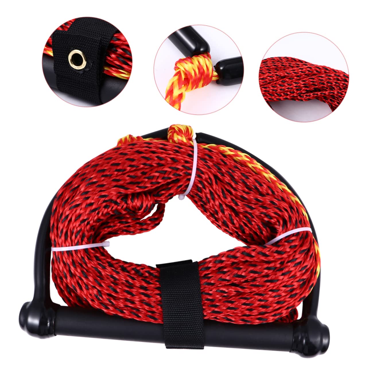 BESPORTBLE Wasserski Seil Schwimmenden Griff Seile Wakeboard Seil Griff zum Bootfahren Wassersport Knieboard Wakeboard Zufällige Farbe (Zufälliger Stil)