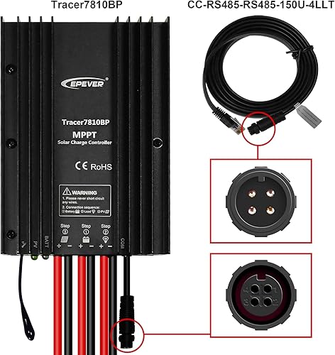 Vista 21 de EPEVER MPPT Controlador de carga solar 20A 12V 24V Auto IP67 Impermeable Max PV 100V 260W/520W Panel Solar Cargador Regulador para Gel Sellado