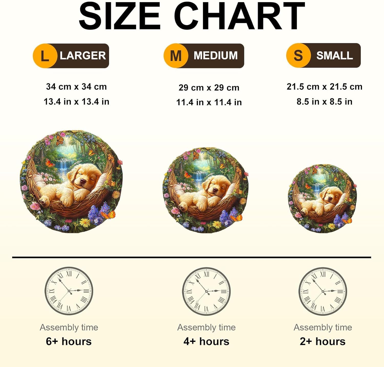 Wooden Puzzles for Adults, Sleeping Puppy Wood Puzzles Adult, Unique Animal Shaped Wooden Jigsaw Puzzle, Creative Birthday Gifts for Friends/Family/Puzzle Lovers, Home Decor(M-11.4 * 11.4in 200pcs)