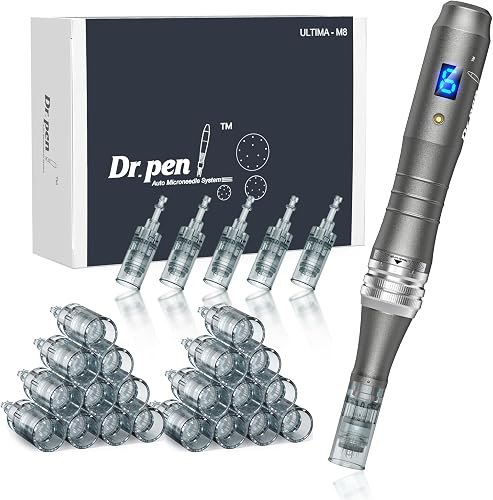 Dr. Pen M8 Stylo Microneedling Professionnel Sans Fil avec 25 Ca 