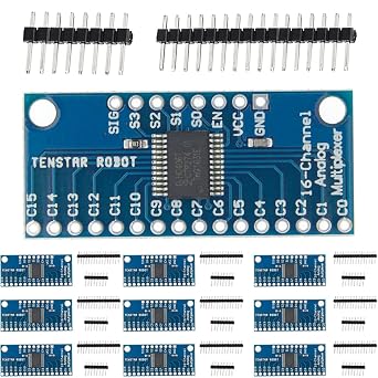 10PCS CD74HC4067 High Speed CMOS Precise Analog Multiplexer 16-Channel Analog Digital Multiplexer MUX Breakout Board Module