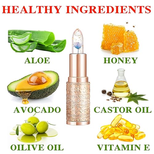 Miniatura 50 de 2 lápices labiales con cambio de color de temperatura, lápiz labial que cambia de color con temperatura mágica, brillo de labios, bálsamo labial 2