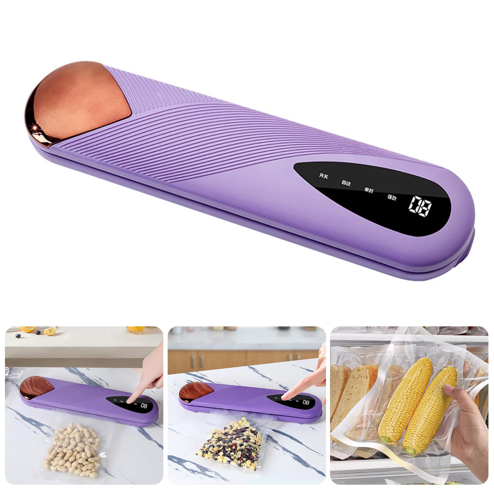 Mini Scellant De Sac, Machine À Sceller Sous Vide Portable Et Cutter