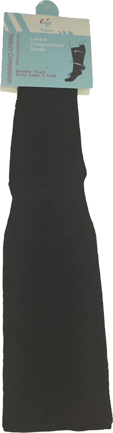 Blасk Frіdау - 40% оƒƒ Black Large/X-Large Ladies Compression Socks, One Pair Moderate/Medium Compression 15-20 mmHg. Therapeutic, Occupational, Travel & Flight Knee-High Socks. Women's Shoe Sizes 10-14, Men's Sizes 9-13 Nеw Prоduсt Black Large/X-Large Ladies Compression Socks, One Pair Moderate/Medium Compression 15-20 mmHg. Therapeutic, Occupational, Travel & Flight Knee-High Socks. Women's Shoe Sizes 10-14, Men's Sizes 9-13