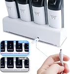 OSTENT Charger Dock Station + 4 Battery Packs for Nintendo Wii Remote Controller Color White