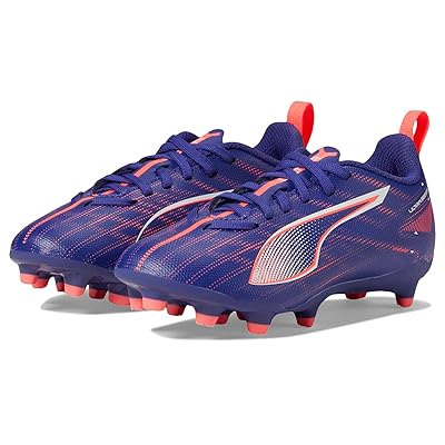 PUMA Kids Ultra Play Firm Ground/All Ground (Little Kid/Big Kid) Kids Shoes Lapis Lazuli/PUMA White/Sunset Glow