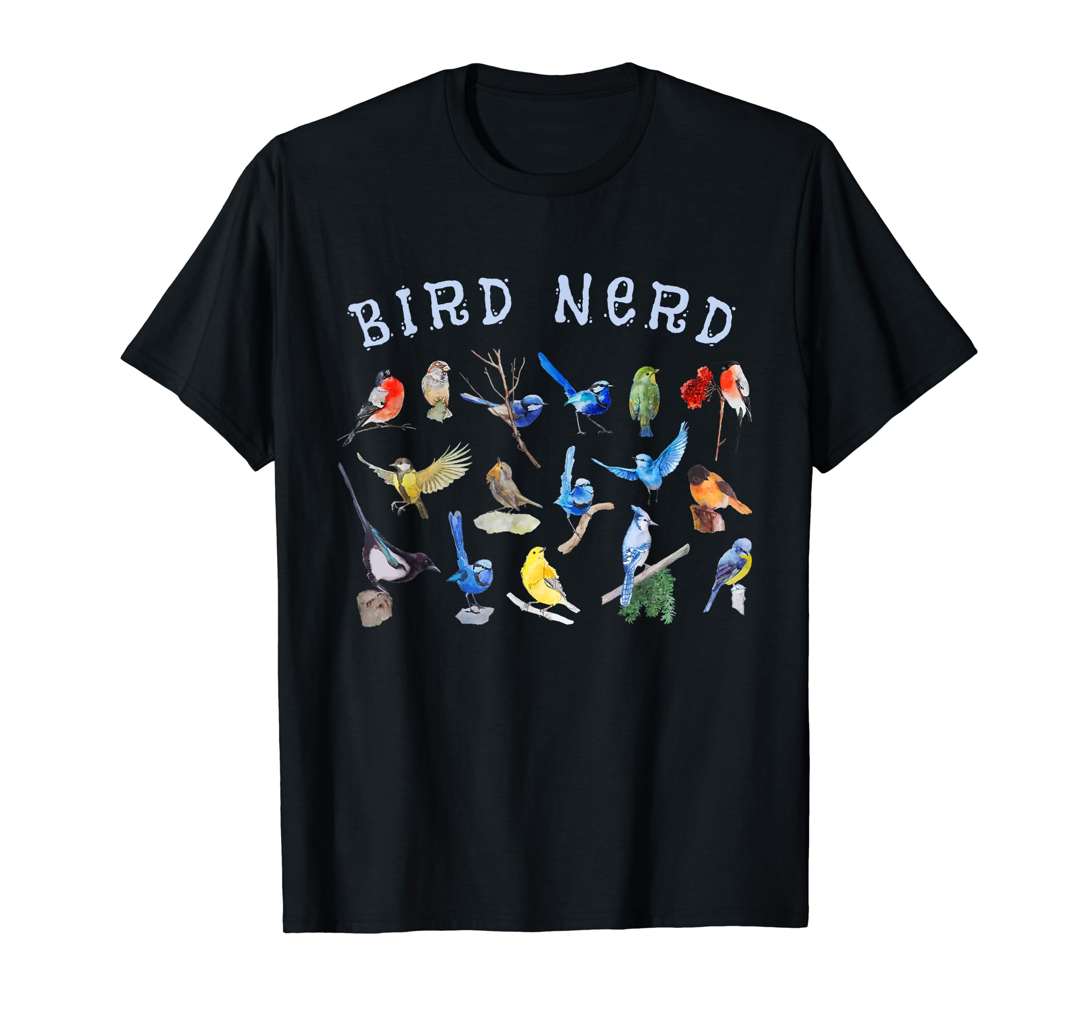 Birds Hobby Watch GiftsBird Watching Nerd Birdwatching Birds Lover Cute Funny Gift T-ShirtOEKO-TEX STANDARD 100