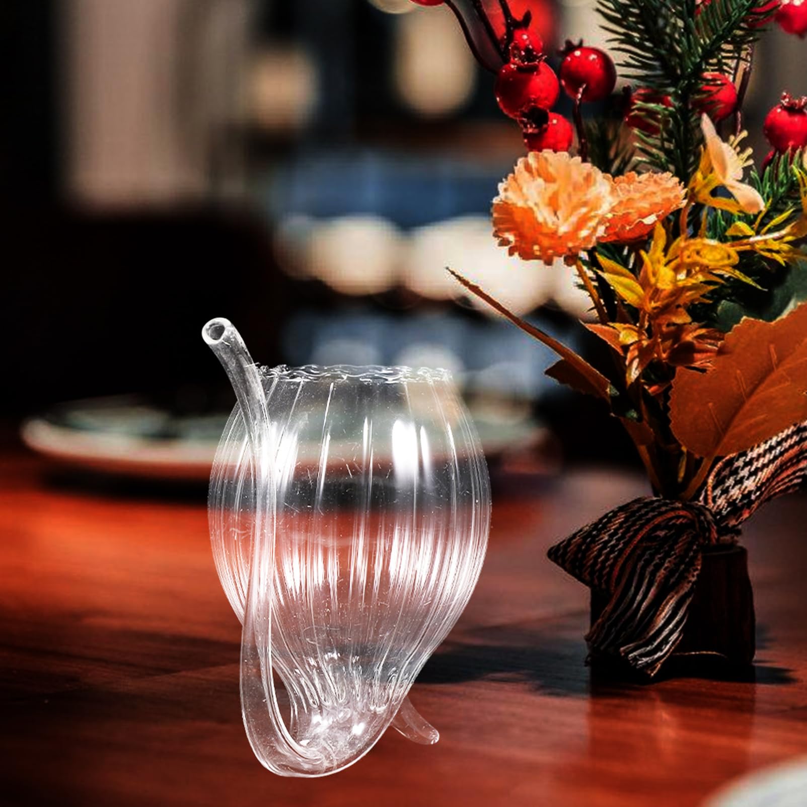 GLEAVI 4piezas Copa De Vino De Vampiro Creativa De Transparente Vaso para Bebidas De Vino Zumo y Fiestas