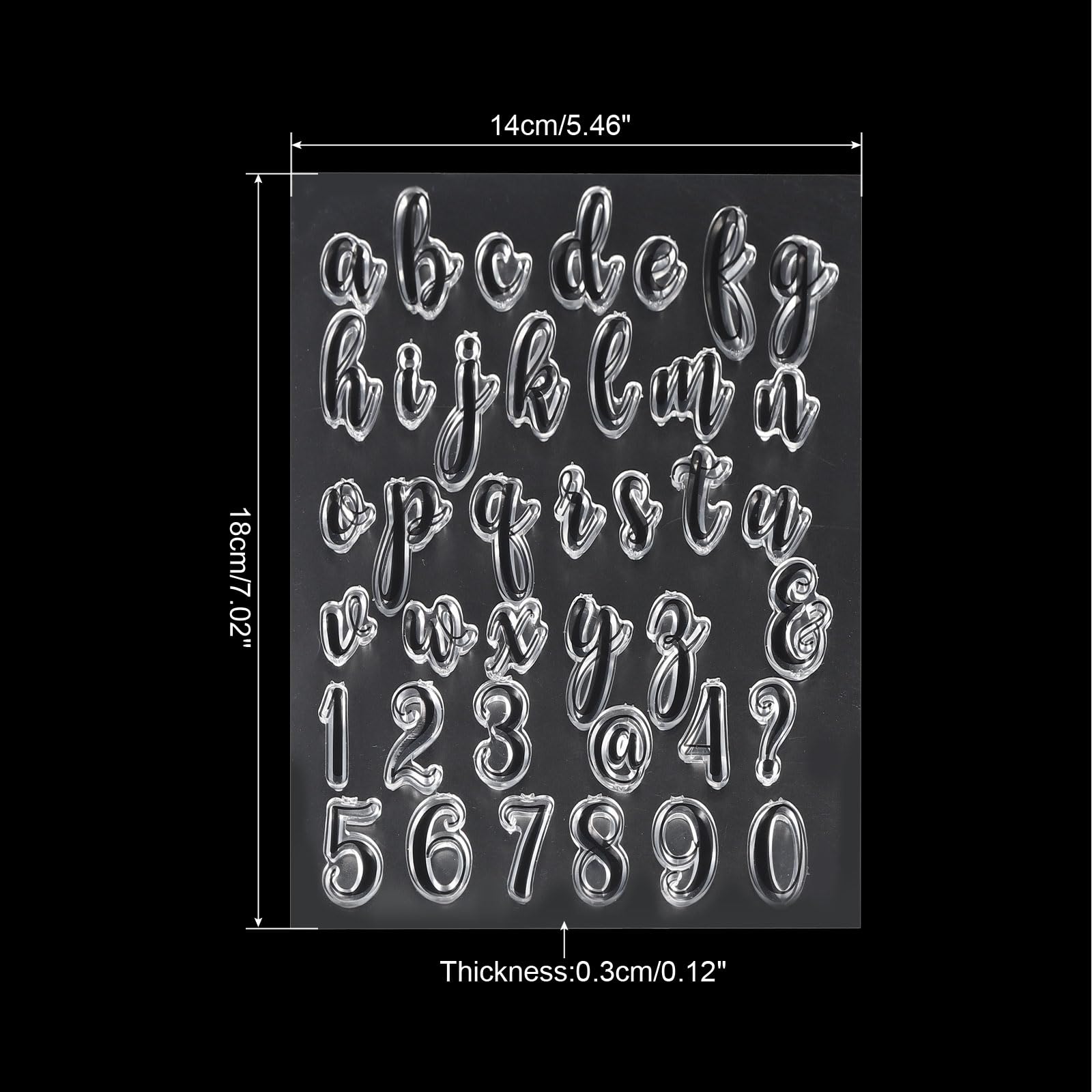 PATIKIL Transparent Silicone Stamps - Image 2