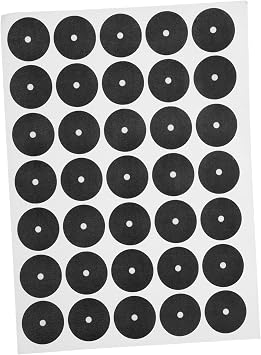Abaodam 1sheet Portable Self-Adhesive Billiard Stickers Snooker Dots for Pool Table Decals for Precision Marking Easy to Use and Install Billiards Training Accessories