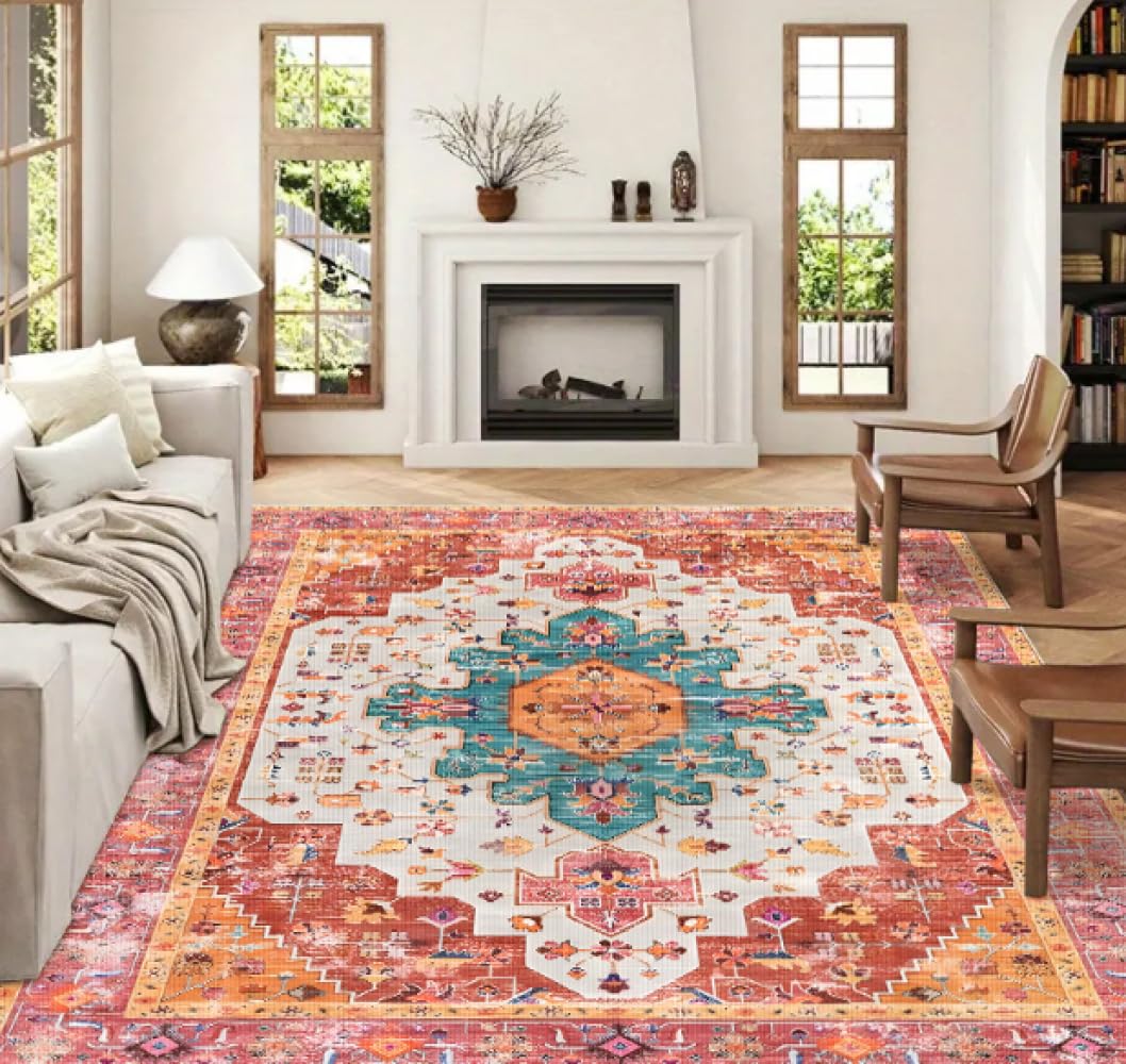 Tapis Vintage Tapis De Salon Tapis De Sol De Luxe Tapis De Sol pour Chambre À Coucher Salle À Manger Tapis Traditionnel pour Bureau Tapis Ethnique