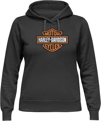 Harley-Davidson Military, Exclusive Military Overseas Tour, Ladies Classic Pullover Hoodie B&S Black