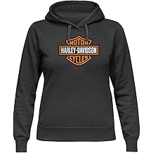 军事、独家军事海外之旅、女士经典套头连帽衫 B&S 黑色