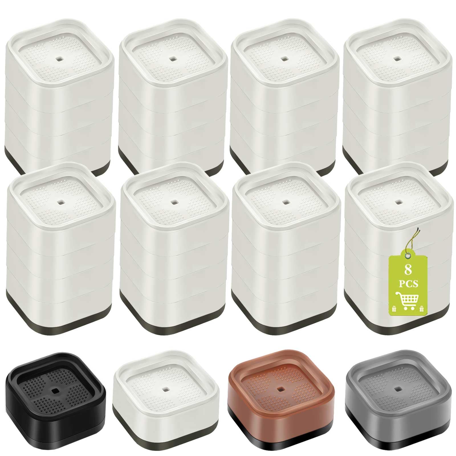 Yookwutar 8 Pack Furniture Risers 4 Inch - bedding accessories | Mubboo