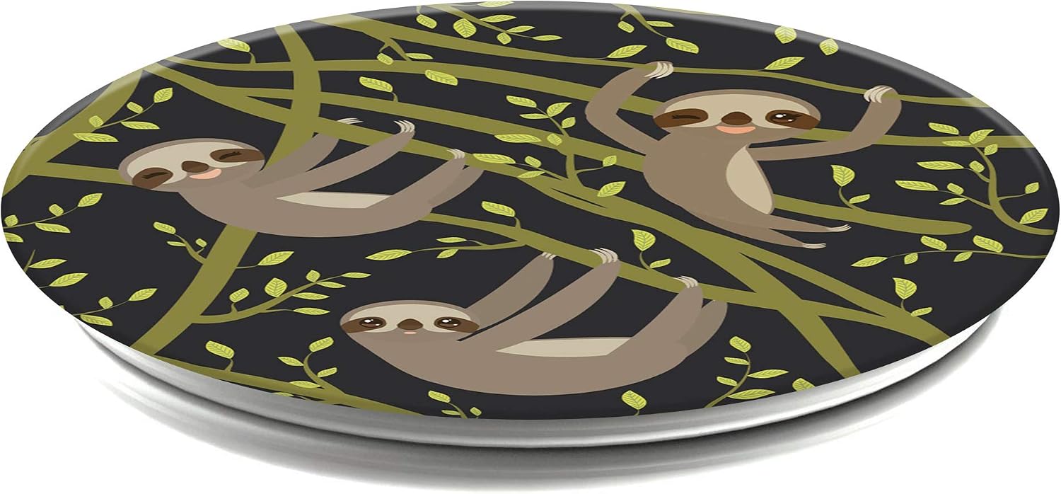 PopSockets Phone Grip with Expanding Kickstand, Adhesive Grip - Sloths-A-Lot image 3