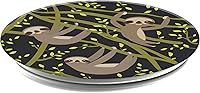Vista 3 de PopSockets Agarre para teléfono con soporte expandible, agarre adhesivo - Sloths-A-Lot