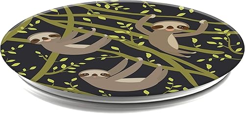 Miniatura 3 de PopSockets Agarre para teléfono con soporte expandible, agarre adhesivo - Sloths-A-Lot