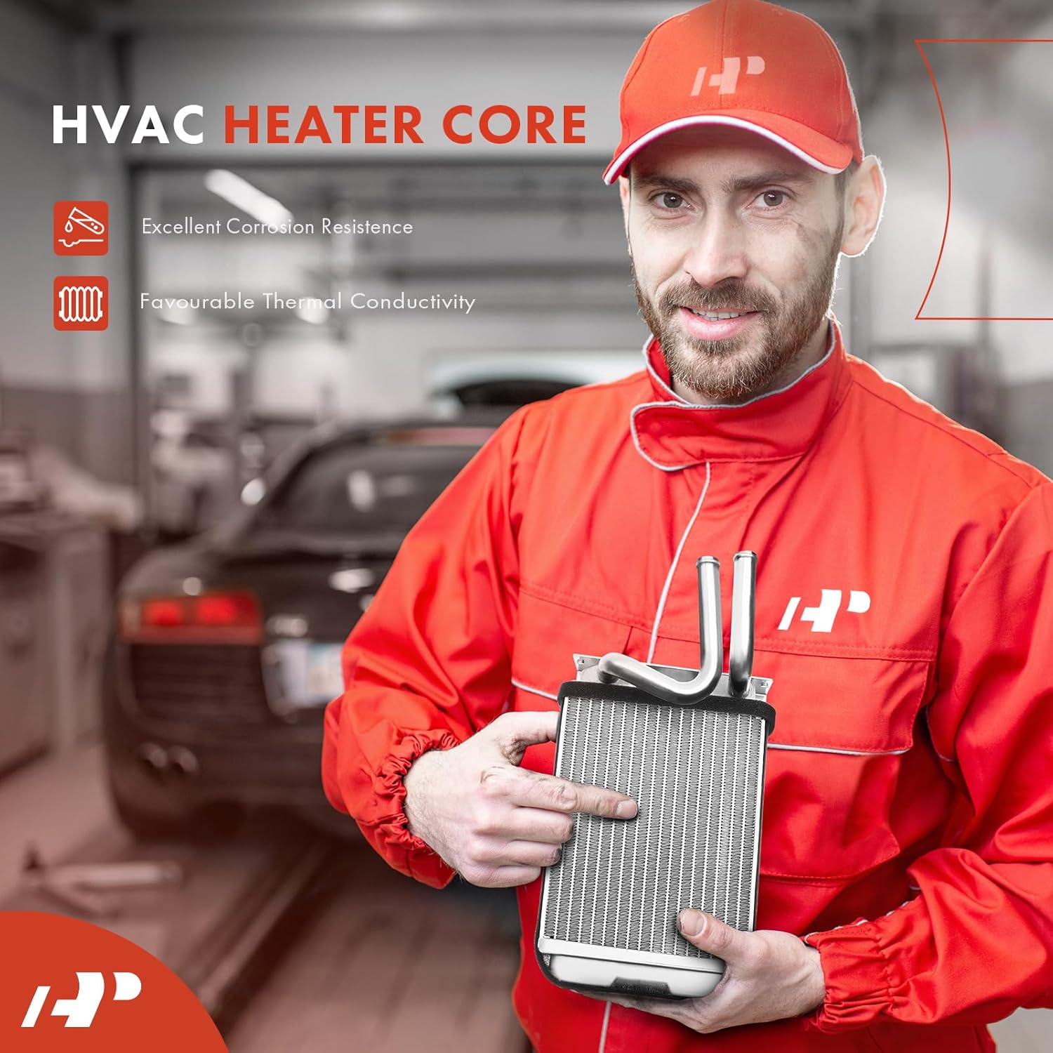 A-Premium HVAC Heater Core Compatible with Subaru Crosstrek 2016-2018, Forester 2009-2022, Impreza 2008-2016, WRX/WRX STI 2013-2021, XV 2013-2016, XV Crosstrek 2013-2015, Replace# 72130FG000