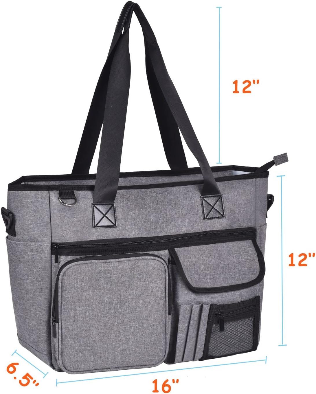 Nurse Tote Bag for Work Nursing Bag with Multiple Pockets Clinical for Nursing Teacher Bag