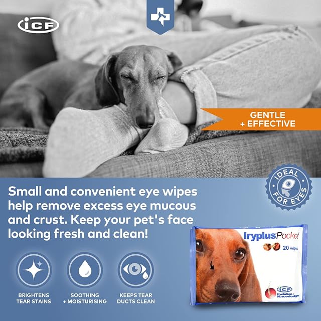 Foto 5 de 7 de Iryplus Pocket Toallitas Oculares Perros Gatos Manchas Lagrimales 20 ud