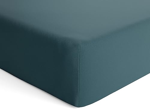 Natemia Sábana bajera ajustable para cuna, 100% algodón orgánico, 28 x 52 pulgadas, para colchones estándar para cuna y niños pequeños, suave como