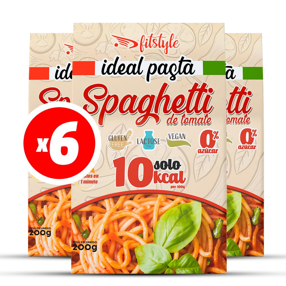 (x6) Pasta Konjac FITstyle | Konjac | Sin calorías | Saciante | Escurrir, aliñar y listo (6 x Spaghetti) — view 10