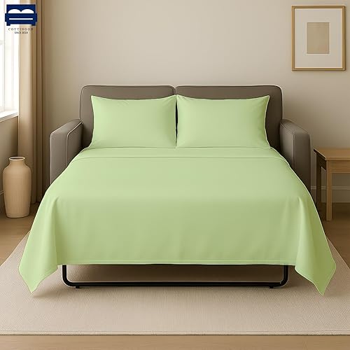 Miniatura 28 de Juego de sábanas para sofá cama – Juego de 4 piezas – Sábanas para sofá cama – Sábanas para sofá cama – Sábanas de sofá 100% microfibra cepillada