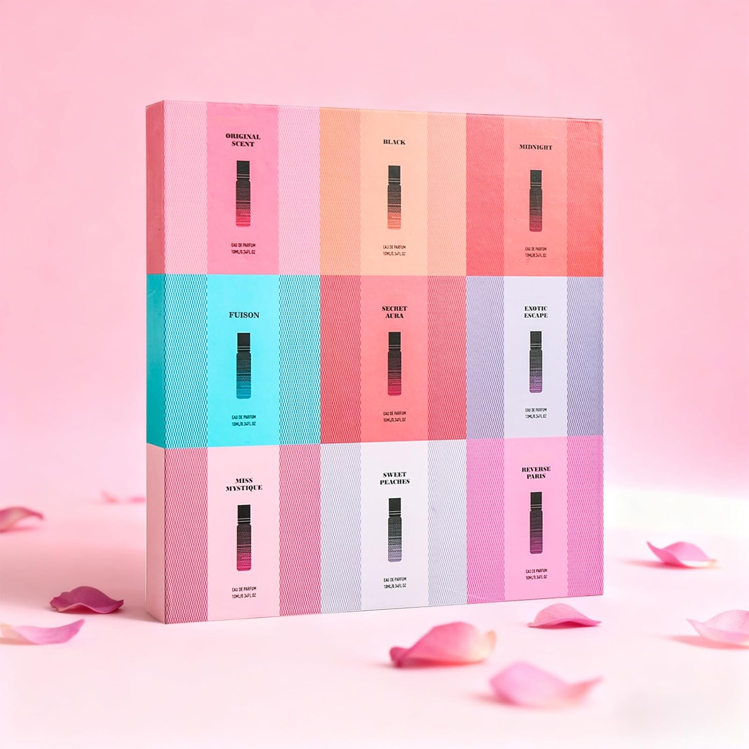 Valentines Day Perfume Gift Set for Women, 9 Pcs Roll On Perfume Oil Set, Floral, Fruity, Amber, Vanilla & Musk Scents, 10ml Travel Size Long Lasting Perfumes for Women & Galentine's Day Gifts for Her - Image 7