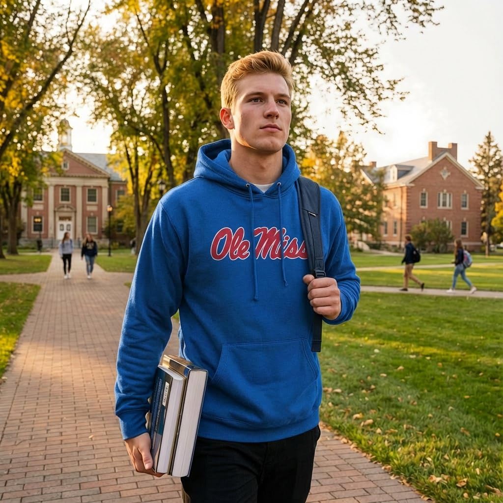 Venley NCAA Officially Licensed Apparel College Team Color Unisex Hoodie Logo icon