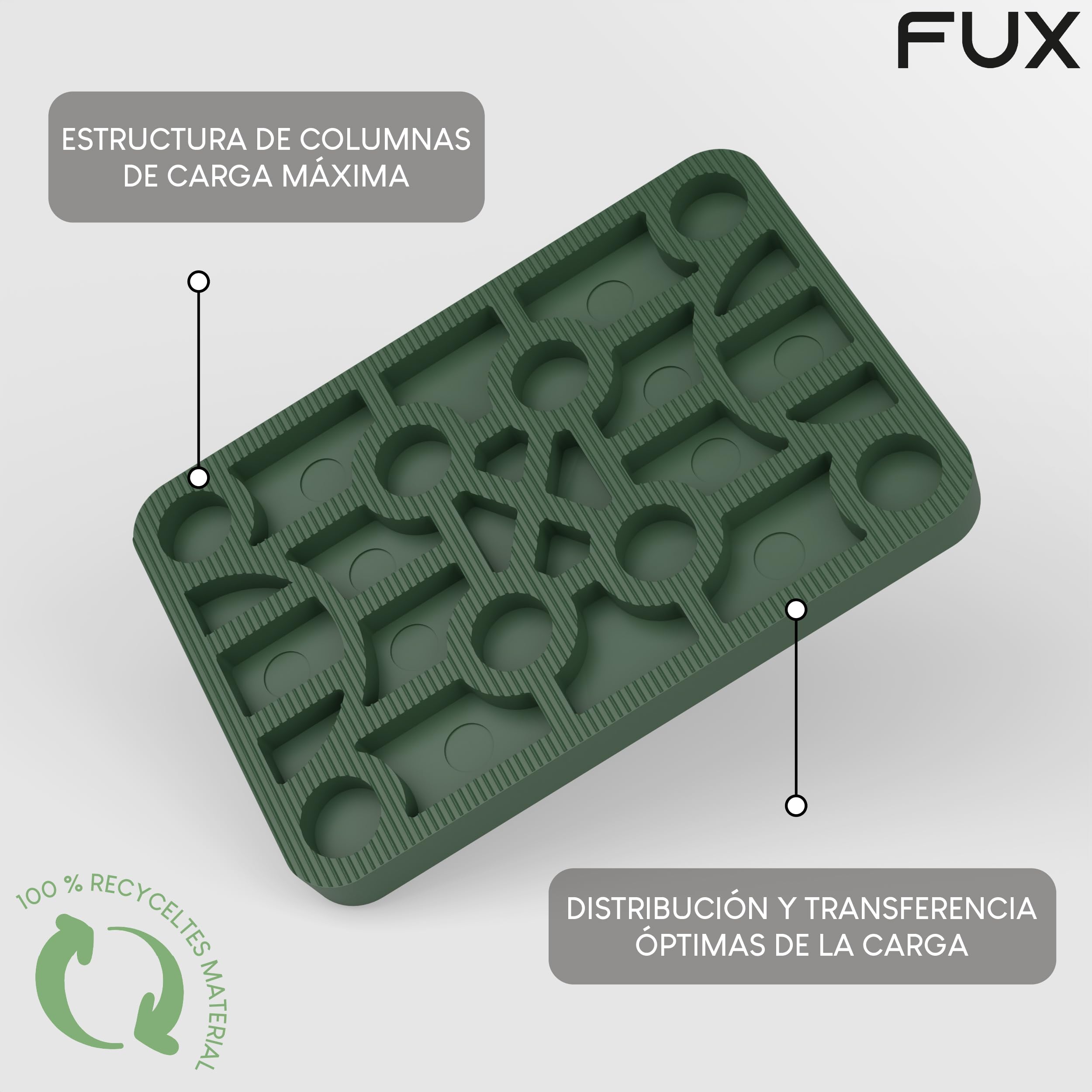 FUX 100 piezas espaciadores de plástico 60 x 40 x 5mm Bloques de acristalamiento Tachoncillos Placas separadoras Pequeñas placas de plástico Placas compensadoras Ventanakeiles (Espesor: 5mm)